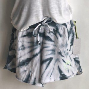 Te Verde, Embroidered Tie Dye Draw String Shorts